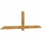 Ekena Millwork Eugene Rough Sawn Timber Gable Bracket, Western Red Cedar, 84"W x 24"H x 2"D x 4"F, 7/12 Pitch GBW084X24X0204EUG00RWR - alternate 2